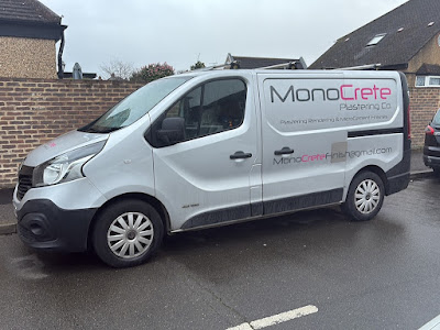 Monocrete plastering and rendering work